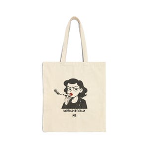 Unapologetically Me Tote Bag | Eco-Friendly Cotton Bag, Stylish Shopping Tote, Trendy Gift, Unique Art Bag, Everyday Carryall