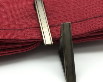 Gemelos para hombres, gemelos triangulares de oro negro, gemelos de boda para hombres, gemelos únicos hechos a mano, gemelos para hombres, gemelos para hombres, gemelos, 474SB