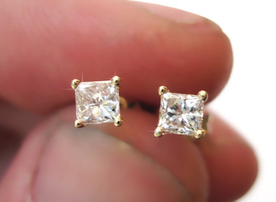 Buy Princess Cut Earring Online In India  Etsy India