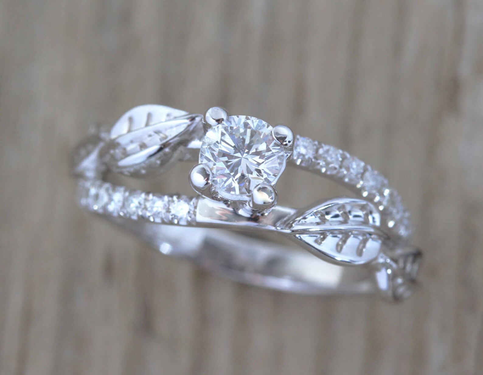 Nature Engagement Ring Twig Engagement Ring Nature Ring Etsy