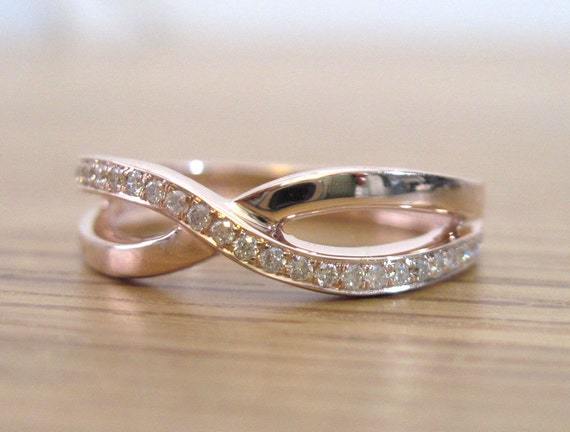infinity knot ring gold