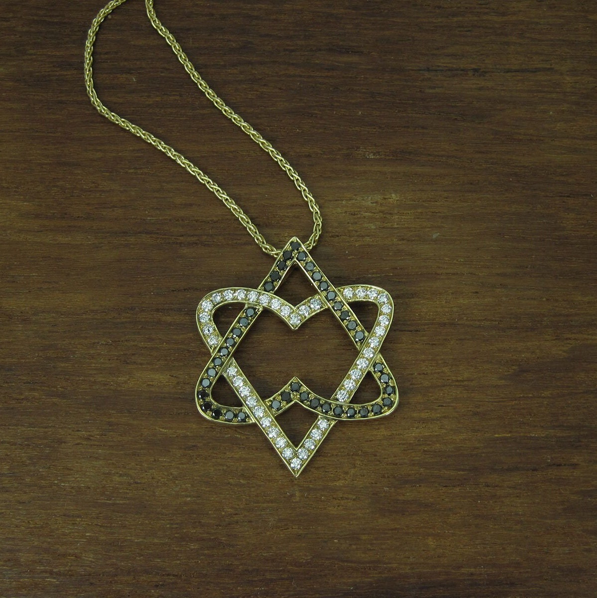 Tiffany & Co. Star of David Medium Sterling Silver Pendant Necklace 16