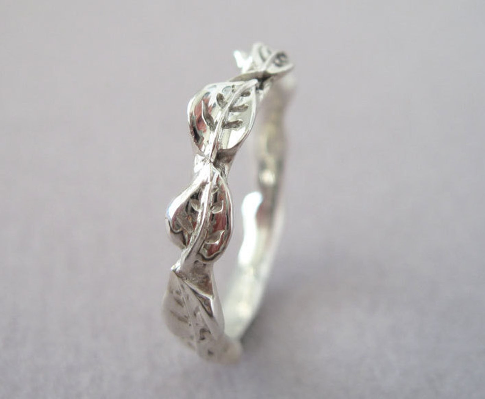 Leaf Wedding Ring Leaf Wedding Band Gold Leaf Wedding Ring Etsy