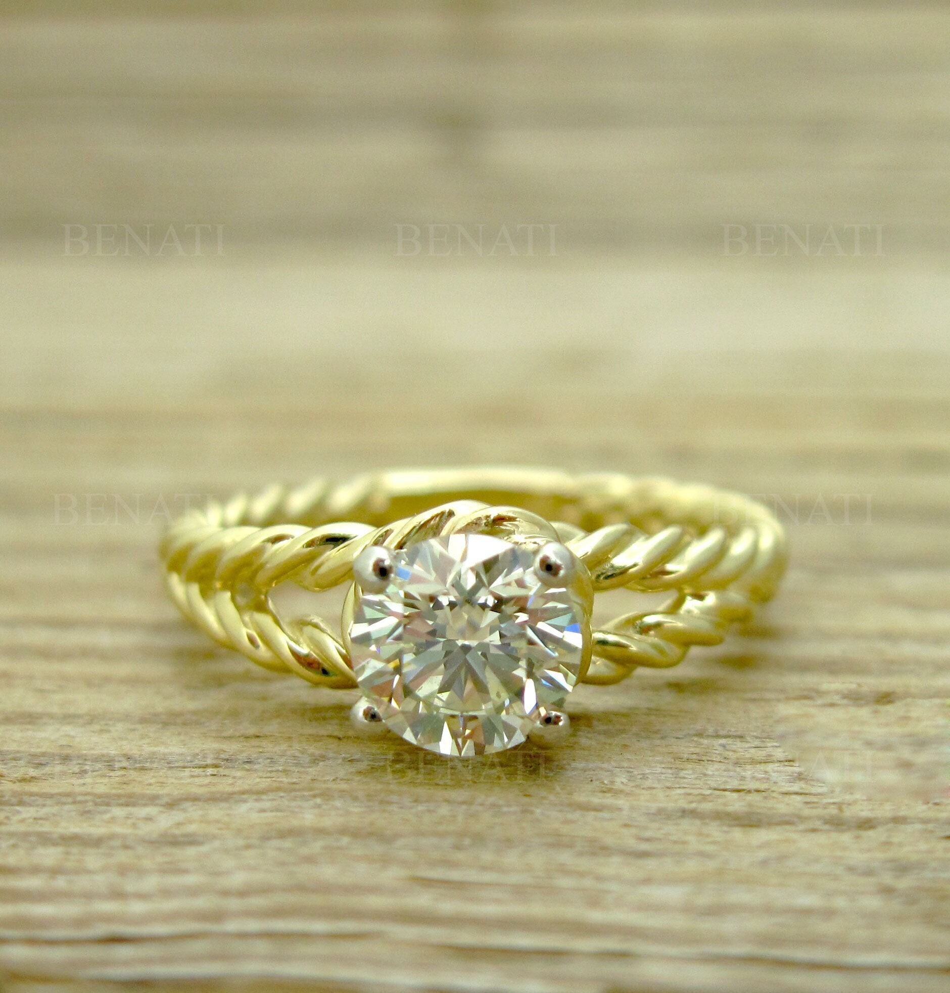 Tori Twisted Halo Engagement Ring (setting only) - Soha Diamond Co.™
