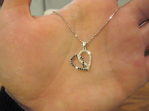 Diamond Infinity Heart Pendant Together Forever Diamond Heart