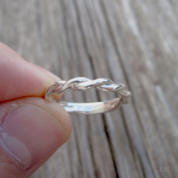 Twisted Rope Wedding Band Infinity Wedding Ring Wedding 