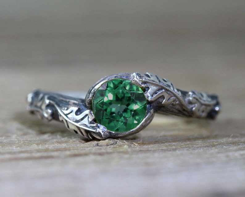Nature Ring Set Wedding Ring Set Stacking Nature Etsy