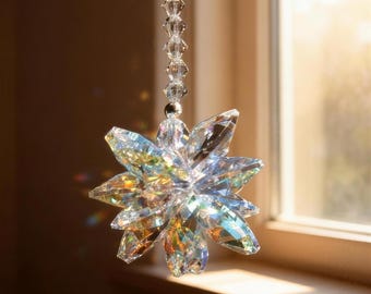 Swarovski Kristall, Sonnenfänger, Fensterschmuck, Schreibtischdekoration, Muttertagsgeschenk, für Freundinnen