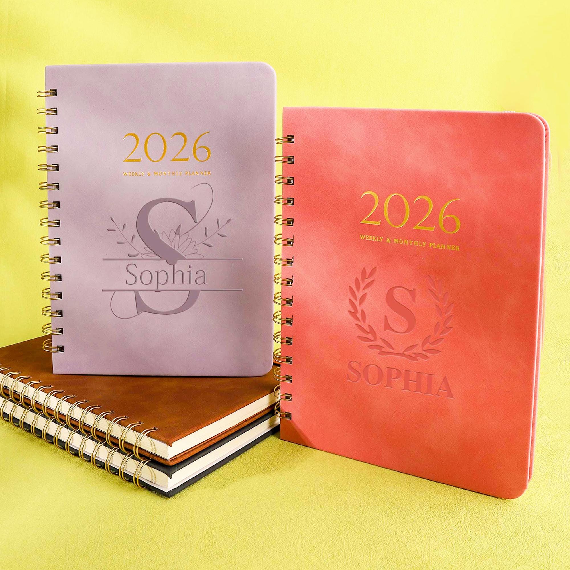 2026 Daily Planner Bundle – Refillable Leather Journal - View #6
