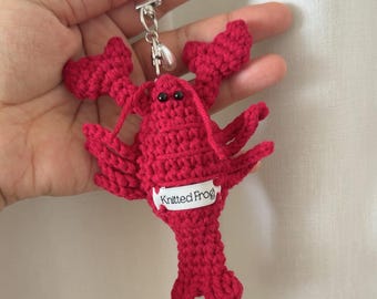 Patrón de Langosta a Crochet: Llavero Amigurumi Fácil (Patrón PDF)