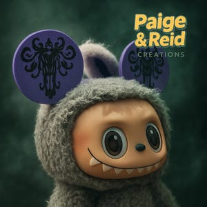 Haunted Mansion Mouse Ears for PopMart Dolls | Mini Mouse Ears Accessory