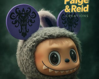 Haunted Mansion Mouse Ears for PopMart Dolls | Mini Mouse Ears Accessory
