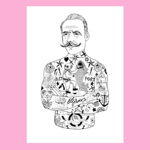 The Gentleman A3 Art Print