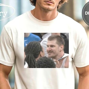 Nikola Jokic Tee Vintage Denver Nuggets Shirt, Joker Basketball Tee, Weirdcore Shirt, Bold Photo Graphic Tee, Basket Fan Gear