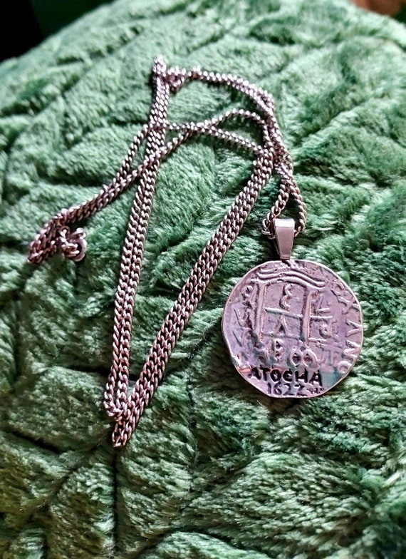 Large Silver Atocha Shipwreck Treasure 1" Coin Pen