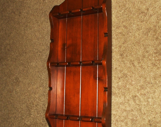 Wood Spoon Rack Holder Vintage Jewelry Rack Etsy