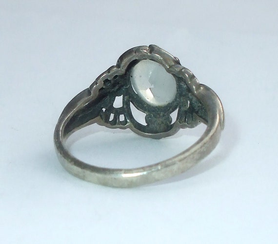 Sterling Silver Ring Kabana KBN White Clear CZ An… - image 4