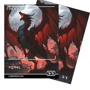 Custom Magic The Gathering Tokens