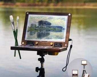 Acryl aquarel reisset, verjaardagscadeau, creatief cadeau, verfpalet, cadeau kunstenaar, verfpalet, kunstbenodigdheden, gepersonaliseerd cadeau voor haar