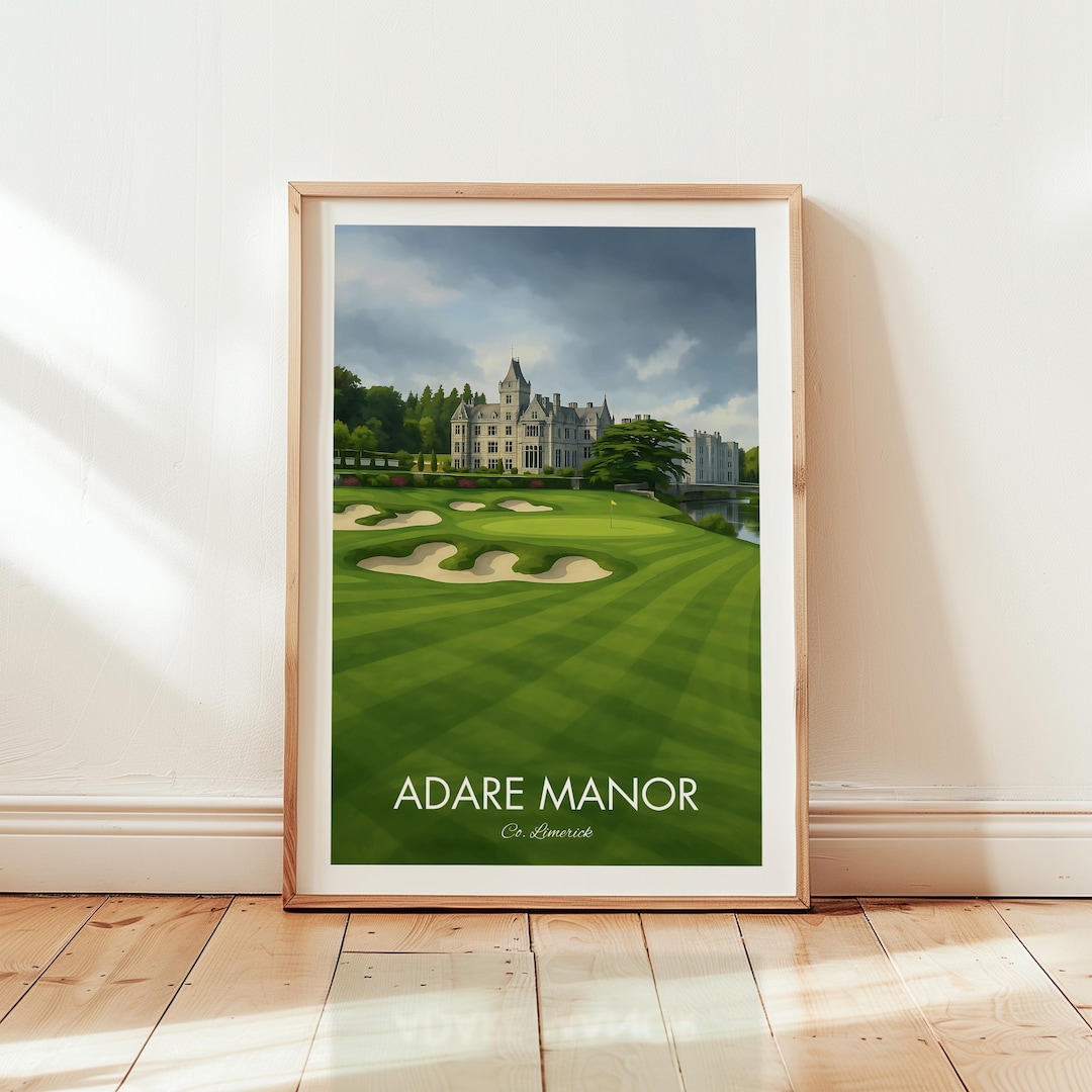 Adare Manor Golf Course Print: Ireland Travel Art (digital Download) - Etsy