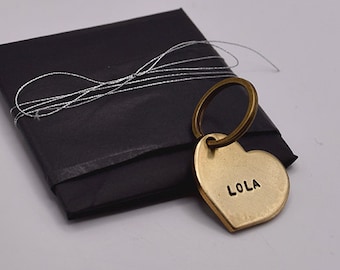 Herz Hundemarke Größe M / Dog ID Tag - Heart