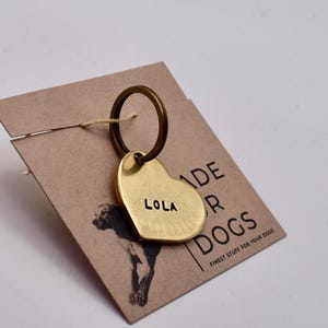 Herz Hundemarke / Mini Heart image 1