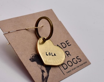 Herz Hundemarke / Mini Heart