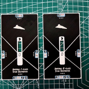 ISD 1 and 2 Armada Base Tokens (x2)