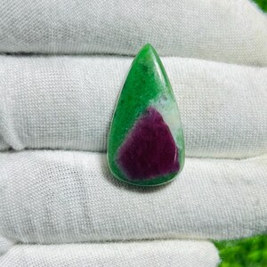 Natural Ruby Zoisite Gemstone Top Quality Ruby Zoisite Cabochon Ruby Zoisite Loose semi precious Ruby Zoisite Jewelry 26Cts.29X16X5MM,