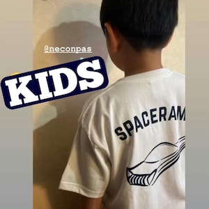 SPACERAMA-T【KIDS】〜car in space t shirt/hotrod/バブルトップ/bubbletop/日本のTシャツ/kids/子供服/hotrod shirt/dragrace/ハンドメイド/オリジナル/男女兼用/スペースラマ/spaceship