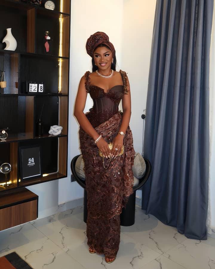 Coffee prom dress México