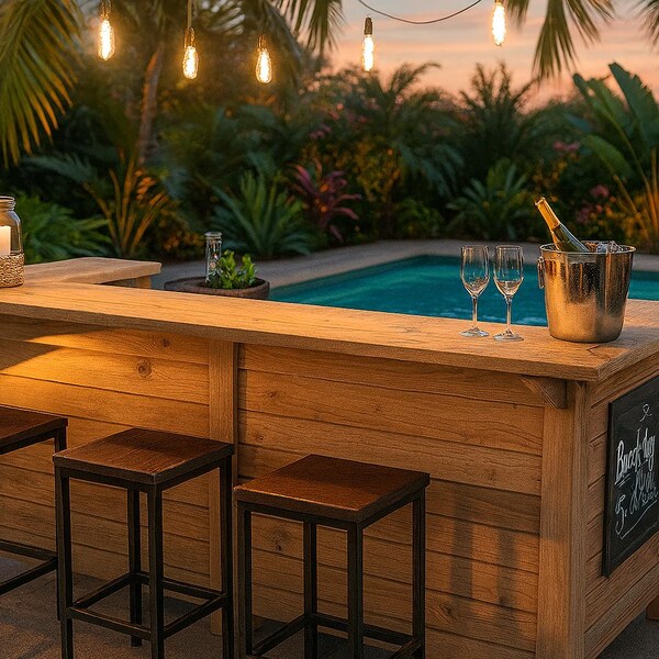Tiki Bar Outdoor & Gardening Etsy UK