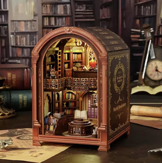 Tonecheer DIY Book Nook Kit Modellbausatz 3D Puzzle Produktbild-Vorschau 10