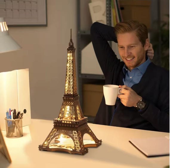 DIY Mini Eiffel Tower Model Kit | 3D Paris Landmark Puzzle Craft