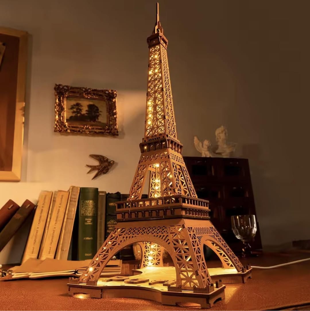 DIY Mini Eiffel Tower Model Kit | 3D Paris Landmark Puzzle Craft