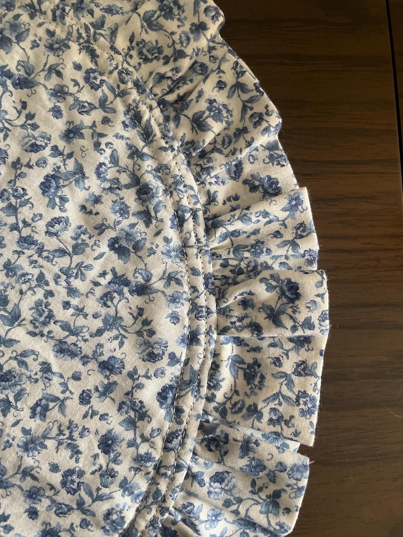 Circle Ruffle Placemat Sewing Pattern PDF - Etsy