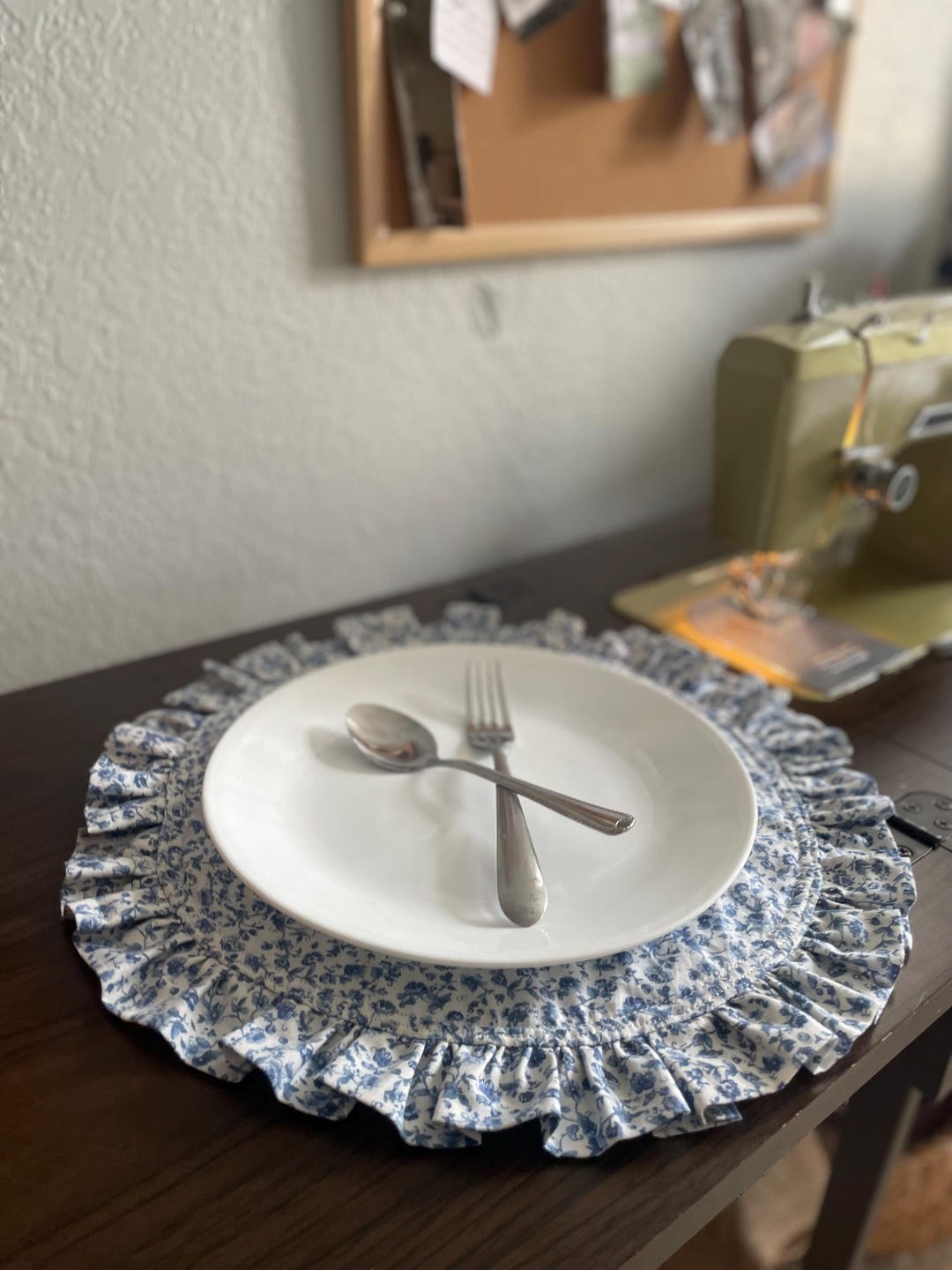 Circle Ruffle Placemat Sewing Pattern PDF - Etsy