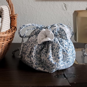 Gewatteerd zakje met trekkoord naaiPATROON PDF *videotutorial inbegrepen*