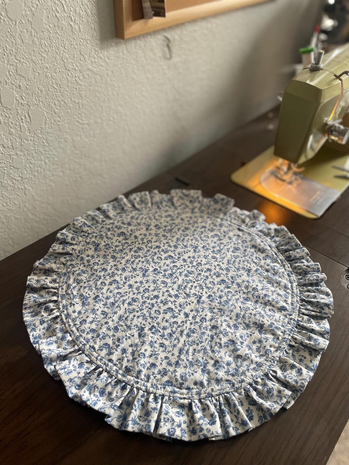 Circle Ruffle Placemat Sewing Pattern PDF - Etsy