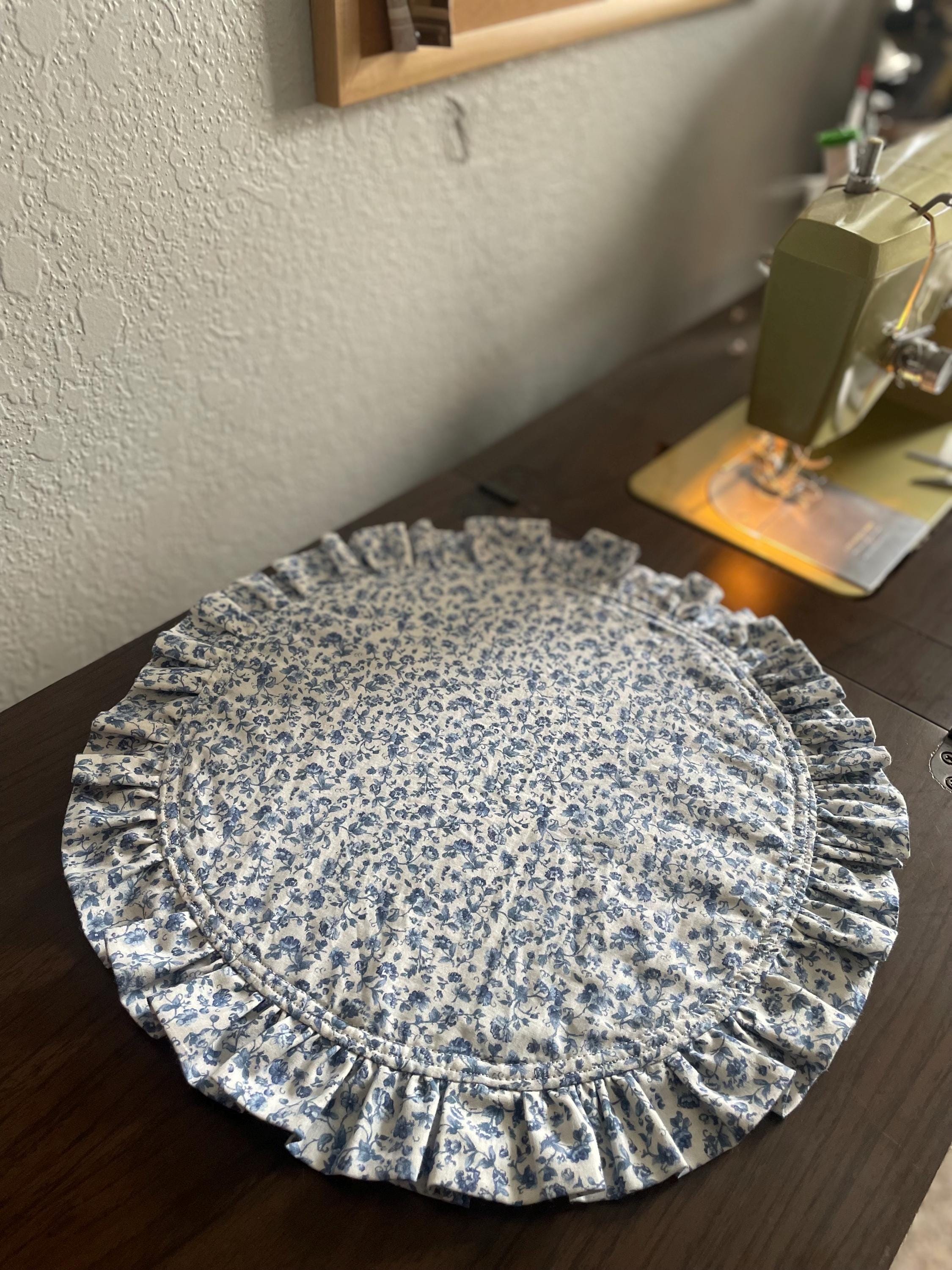 Circle Ruffle Placemat Sewing Pattern PDF - Etsy