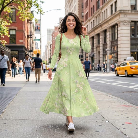 sage green garden party dress Floral Pink Flower Wedding Guest Dress Outfit Boho Spring Fashion Art Summer Pink Top Maxi Pastel Garden Party garden party formal dress code