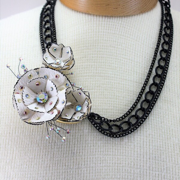 Paper Mache Brooch Etsy