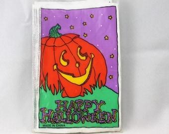 Vintage Halloween Trick Or Treat Candy Gift Paper Bags Party Favor Collectible Pumpkin Jack-O-Lantern Bat Halloween Party Spooky Crafts