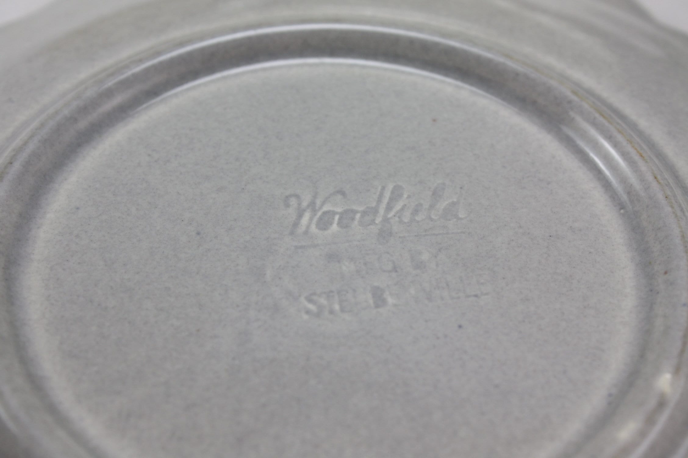 Vintage Woodfield by Steubenville Pottery Leaf Snack Luncheon Tea