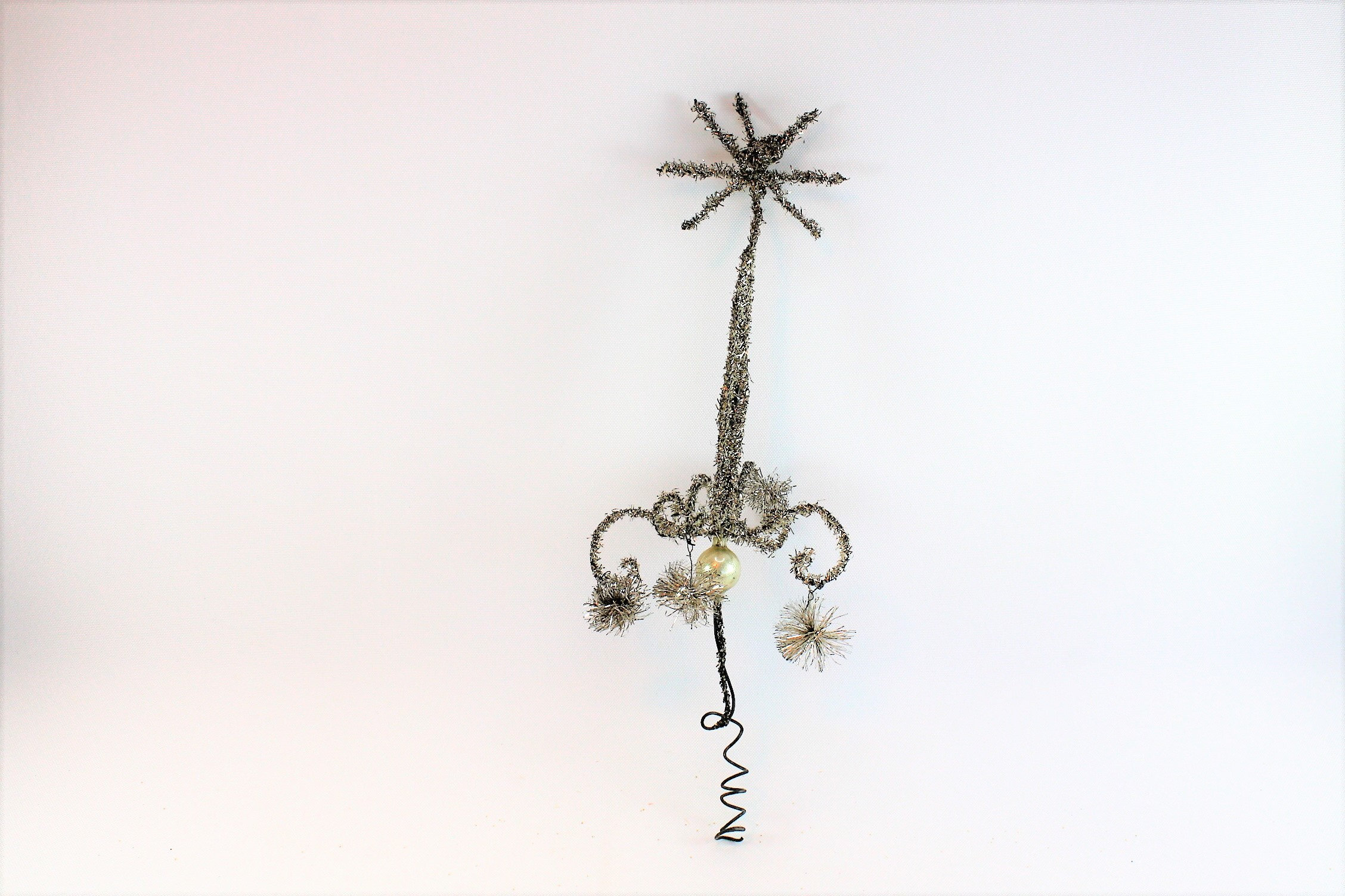 Vintage Antique Victorian Mercury Glass Christmas Ornament Silver ...
