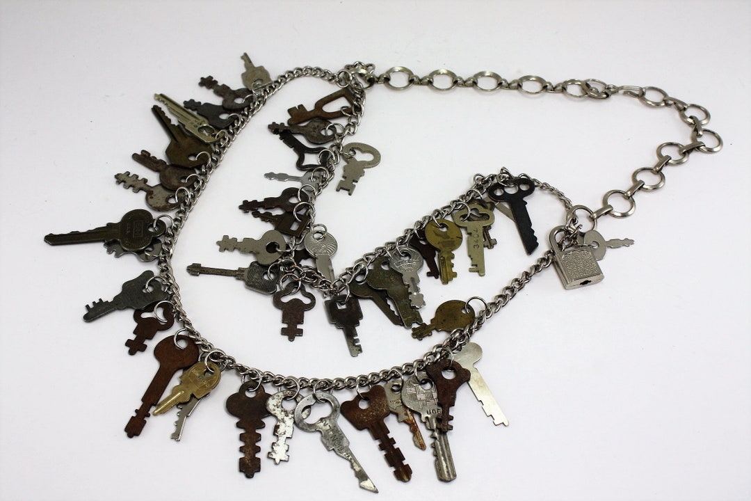 Vintage Antique Distressed Keys Skeleton Keys Lock Handcrafted Etsy