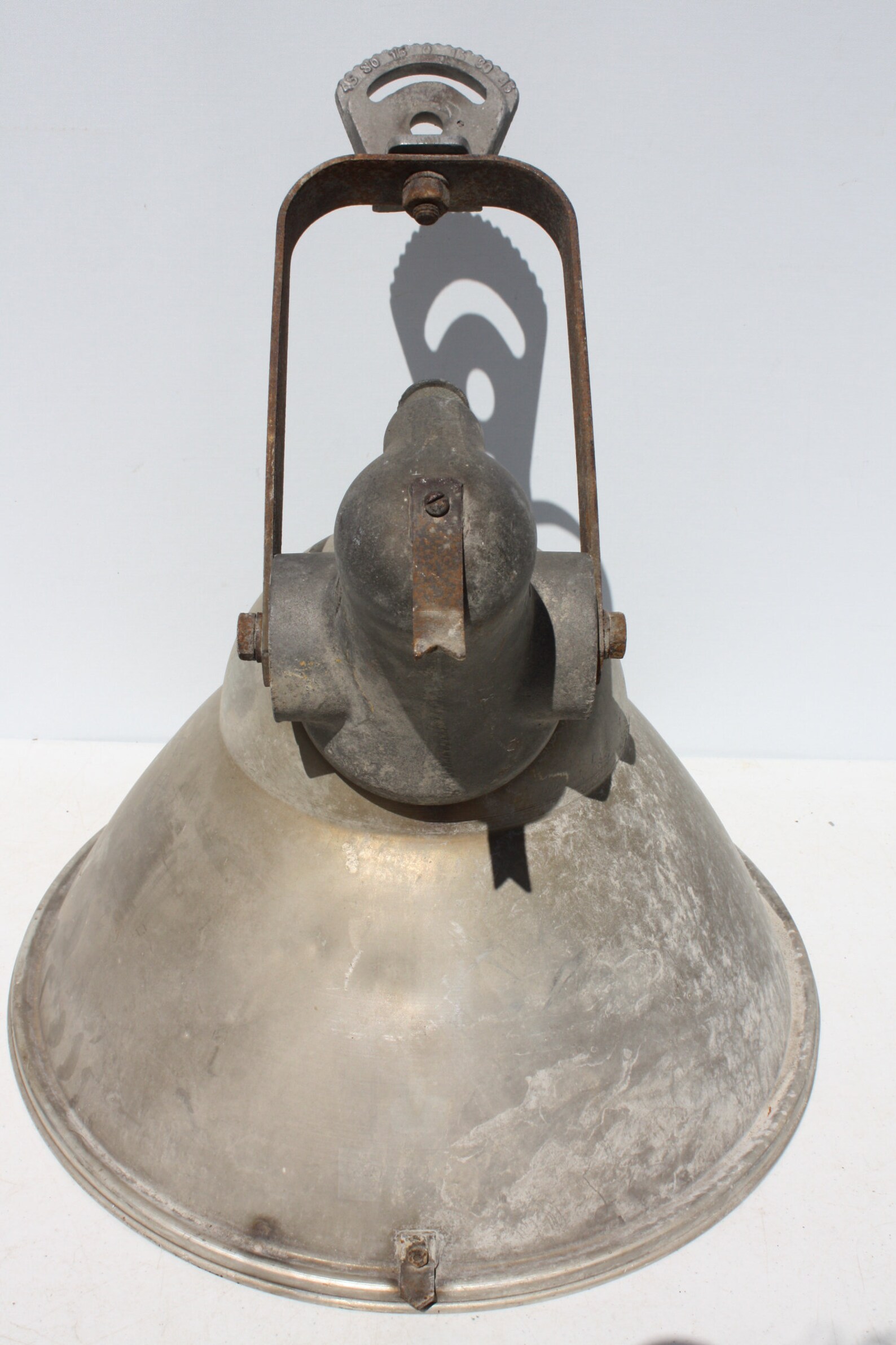 Vintage Industrial Dome Flood Spot Light Fixture Silv-a-king | Etsy