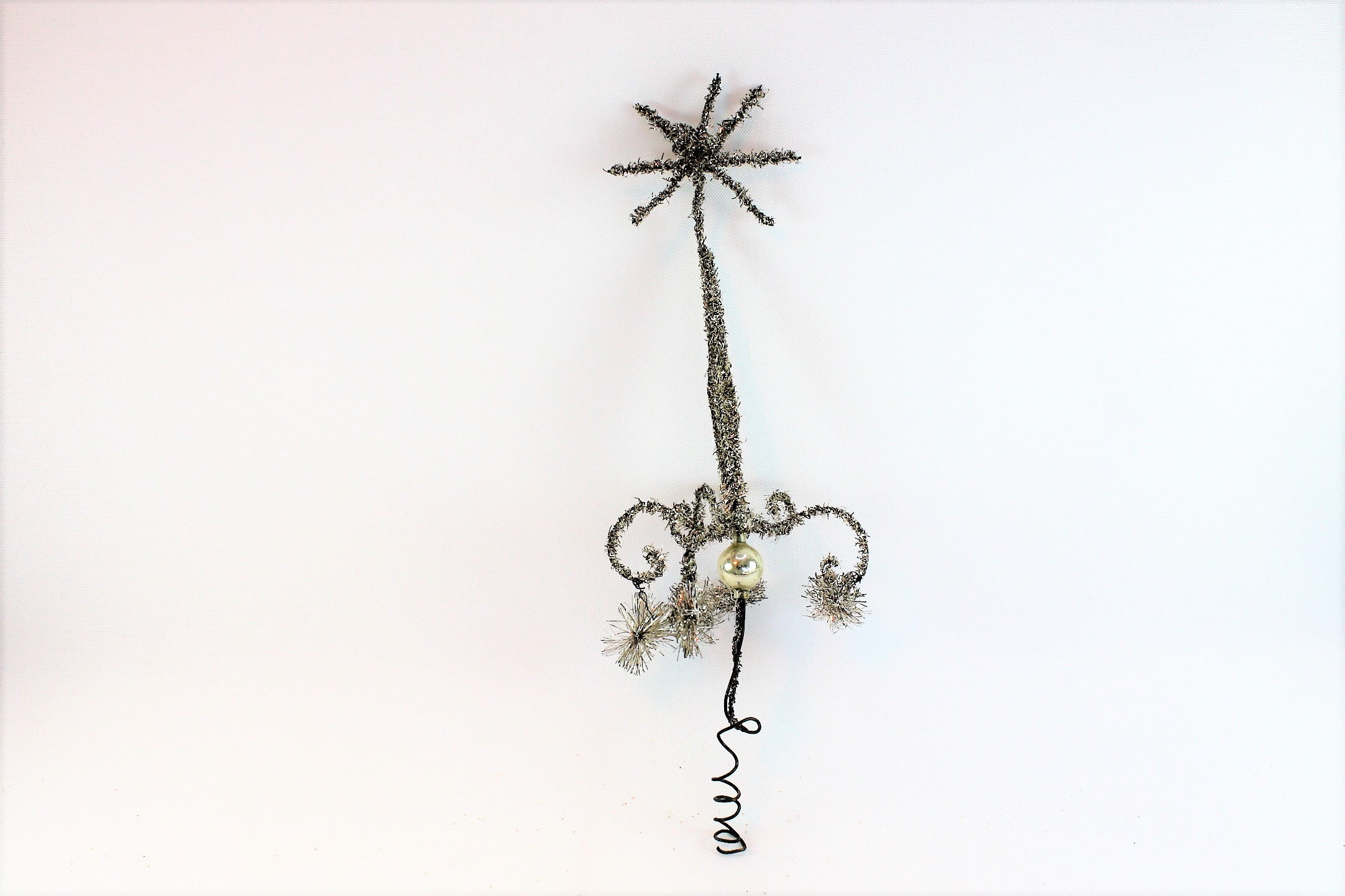 Vintage Antique Victorian Mercury Glass Christmas Ornament Silver ...