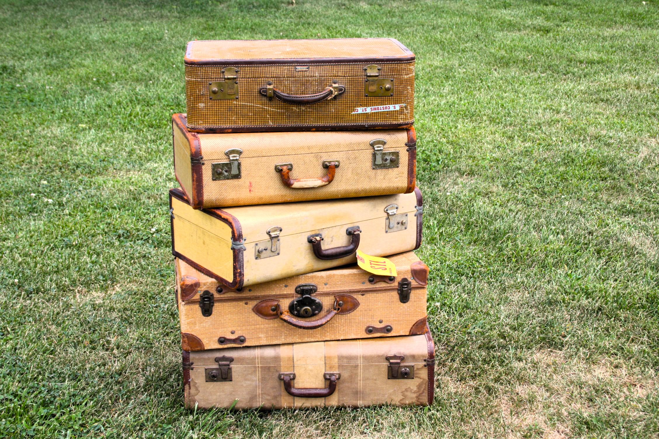 Vintage Suitcase 1950s - Etsy