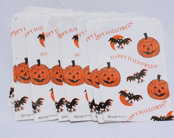 Vintage Halloween Trick Or Treat Candy Gift Loot Goody Paper Bags Party Favor Collectible Halloween Party Spooky Crafts 33 Pcs